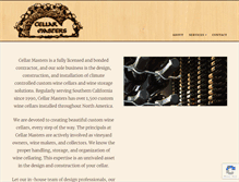 Tablet Screenshot of cellarmastersinc.com